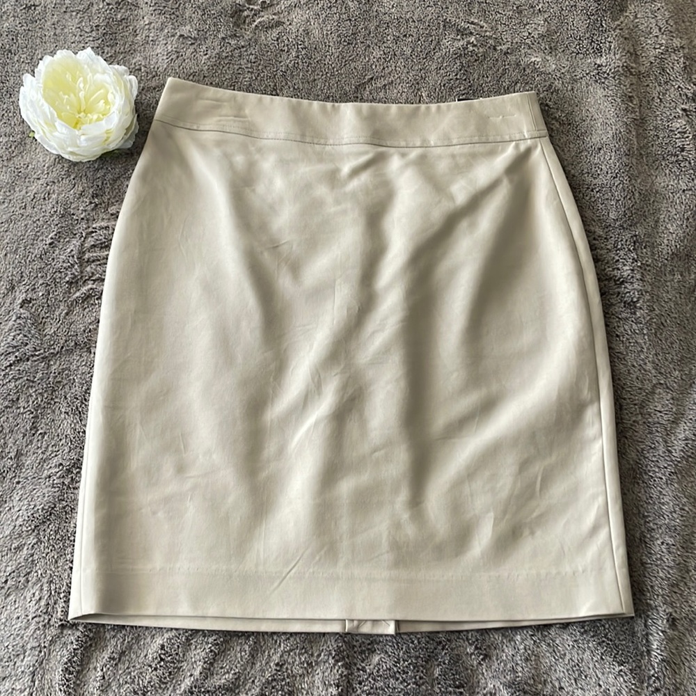 NWT 💛 Banana Republic 💛 Nude/Khaki Pencil Skirt, 4